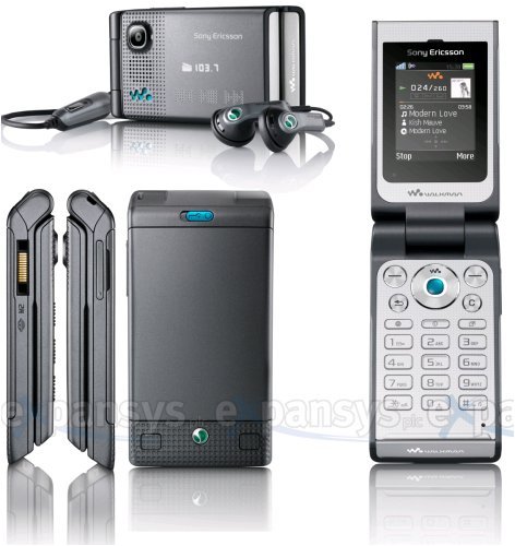 Sony Ericsson W380i Grey (Unlocked, Intl. Version) No U.s. Warranty