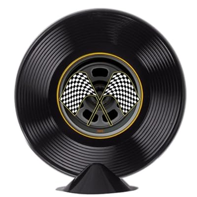 Beistle 57457 12-Pack Plastic Racing Tire Centerpieces, 9-Inch