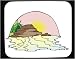 Decorated Mouse Pad with Canada, rock, bright, lake, sun, 