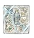 7-Piece Blue Baby Boy's First Christmas Ornament Keepsake Gift Box Set