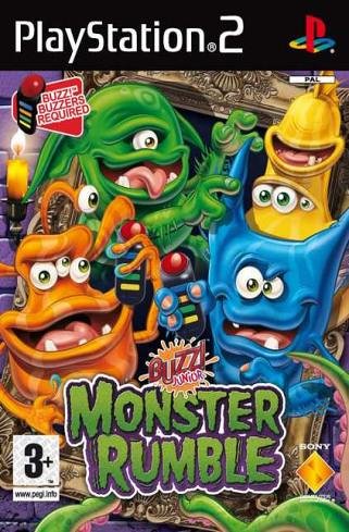 Childrens Toyshop  Third Party New : Buzz! Junior Monster Rumble with Buzzers (PS2)
