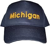 MICHIGAN - State-series - Blue Baseball Cap / Hat One Size Fits Most