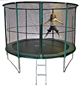 Cortez Premier 12ft Trampoline with Enclosure and Free Ladder