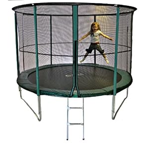Cortez - Trampoline Premier avec filet de sécurité - échelle offerte - 3,60 m (12 ft) Cortez - Trampoline Premier avec filet de sécurité - échelle offerte - 3,60 m (12 ft)