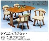 ダイニング(食堂セット) 5点セット