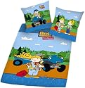 Herding 4662 30 050 Bettw&auml;sche "Bob der Baumeister", (Kids Best), Gr&ouml;&szlig;e: 80/80 - 135/200 cm, Material: 100 % Baumwolle, (Biber)