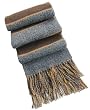 Handmade Pure Alpaca Natural Fiber Scarf - Earthy Brown and Mustard (Extra Long/men/women) Handmade Pure Alpaca Natural Fiber Scarf - Earthy Brown and Mustard (Extra Long/men/women)