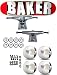 BAKER LOGO Complete Skateboard DESTRUCTO, BONES WHEELS