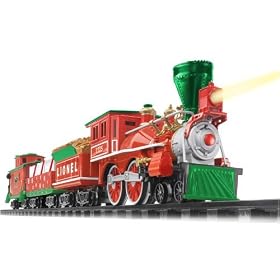 Lionel Holiday Central G-Gauge, Battery Powered Ready to Run Train Set