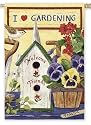 I Love Gardening Flag