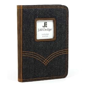 JAVOedge Jeans Pocket Book Style Case for Barnes & Nobles Nook - First Generation