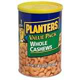 Planters Whole Cashews, 21-Ounce Units (Pack of 2)
