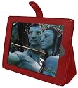 LuvMac iPad Red Multifunctional Multi Angle PU Leather Stand / Case  / Pouch / Holder....Free Screen Protector & Screen Cloth....Free  Delivery.....Next Day Delivery Option