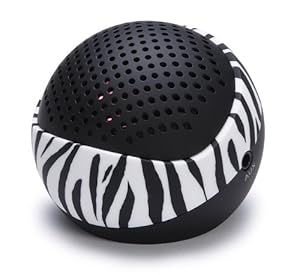 Accessorise (TM) Portable Bluetooth Wireless Mini Speaker System for PC / Cell Phone / Tablet / MP3 Player (Zebra)