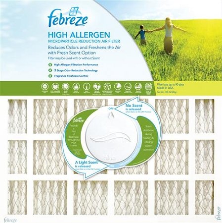 Febreze AF-FB2030 20-Inch by 30-Inch by 1-Inch High Allergen Electrostatic Air Filter