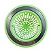 KSEV Kitchen Sink Strainer with Handle – Green (2 Packs), Wide Rim 4.5”-inch Diameter, Anti-Clogging Basket Cover Perfect for Most Sink Drains