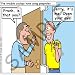 Londons Times Miscellaneous Funny Cartoons - Cyclops Answers the Door - Coffee Gift B...