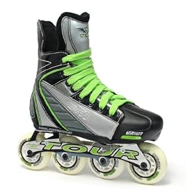 Click here to buy Tour Hockey ZT700 Adjustable Skates.