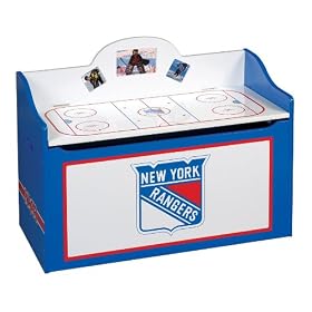 Guidecraft NHL Rangers Toy Box by Guidecraft