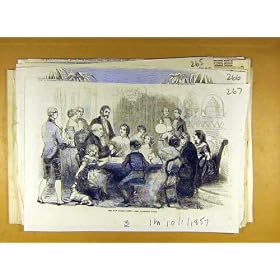 1857 New-Year Party People Social History Victorian