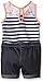 Little Lass Girls' Romper Nautical