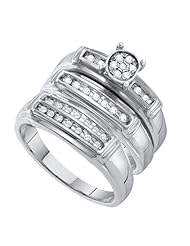 0.24CT DIAMOND FASHION TRIO SET