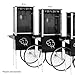 Paragon - Manufactured Fun Contempo Medium Popcorn Cart for 6 and 8-Ounce Poppers (Black)
