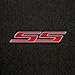 Fits Chevrolet Camaro 2010 To 2015 4Pc Mats Ebony Velourtex SS Logo