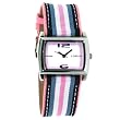 Lorus Multi-Stripe Pink Blue White Ribbon Watch Unisex LR1018