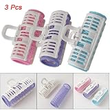 3 Pcs Assorted Color Hairdressing Clip DIY Hair Curler