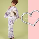 2009年浴衣福袋恋する単品ゆかた8「生成り花薬玉」フリー…