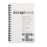 ScrapBook IdeaBook (5 x 8.5 inches) Side-Bound Notebook Upcycled from scrap material.