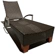 Strathwood Camano All-Weather Wicker Sun Lounge, Brown