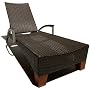 Strathwood Camano All-Weather Wicker Sun Lounge, Brown