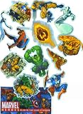 Marvel Heroes Glow in the Dark Die-Cut Stickers (36 Count Package)