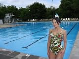 It Figures! C Cup and up Collection (larger bra cup) Paradise Shirred Front Tank Swimsuit RETAIL VALUE $109