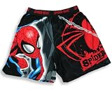 Spiderman by Marvel - Boys Boxer Shorts, Black, Red