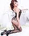 VISKEY Sexy Lady Black Crotchless Fish Net Body Stocking Bodysuit Lingerie Nightwear