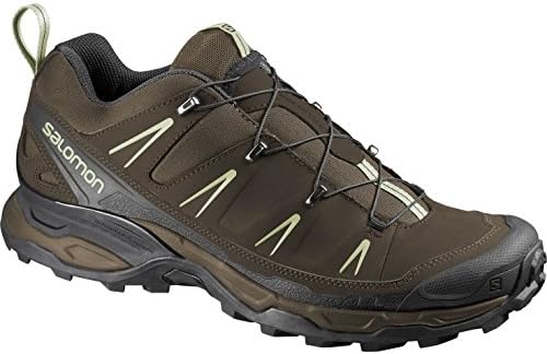Salomon Men's X Ultra LTR Hiking Shoe, Burro/Absolute Brown-X/Beach, 8 D US
