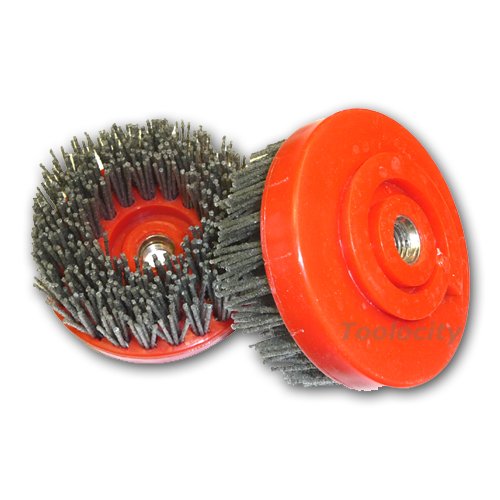 Toolocity PAB0036ST 4-Inch ADT Antiquing Brush with 5/8-11 Thread/Snail Lock, 36 Grit