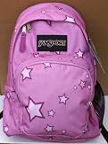 Jansport Backpack Daypack Book Pack Purple Echinacea Superstar