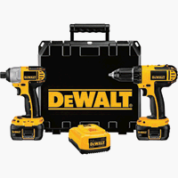 DeWalt DCK265L 18-Volt Li-Ion Cordless Compact Drill Driver and Impact Driver Combo Kit