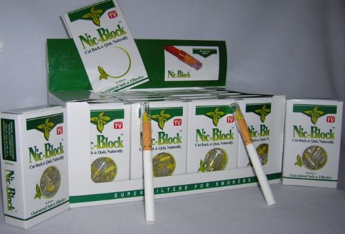 Nic-Block Cigarette Filters