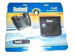 Bushnell Waterproof Fogproof Compact Binoculars H2O 10x26 With Bonus Carrying Case and Shoulder Strap