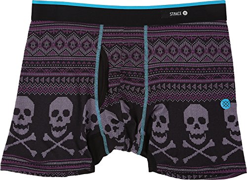 Stance Mens Bones Brief Boxers Underwear Large Black