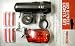 5 small LED lights inside the front light360� side visibilityBright, wide beamWater proof up to 20mOn/off button at the topQuick release bracket long lasting: Up to 150 hours with 4 x AAA batteries (not included) High intensity LED bicycle rear light