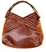Vera Wang Satin Hobo Mocha Bag Handbag Purse
