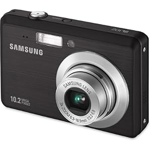 Samsung SL102 10MP Digital Camera with 3x Optical Zoom and 2.5 inch LCD (Black)