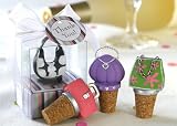 So Pretty Miniature Purse Bottle Stoppers in Gift Box Set of 4 (Set of 48) - Baby Shower Gifts & Wed