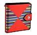 Case-It Velcro Closure 2-inch 3-Ring Binder with Tab File, Red Print (S-815-RED-P)